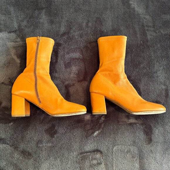 Dries Van Noten Leather Ankle Boots - Picture 5 of 8